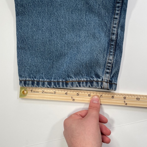 Levi’s 550 Relaxed Fit Men’s Denim Blue Jeans - Size 38 x 32 - Picture 6 of 10